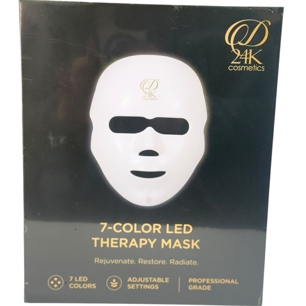 D24K Cosmetics 7-Color LED Professional Grade Therapy Mask- sealed NIB